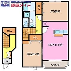 物件の間取り