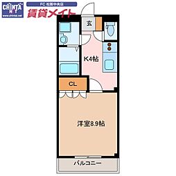 近鉄山田線 東松阪駅 徒歩12分 2階/-