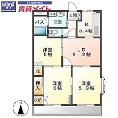 物件の間取り