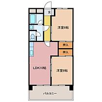 三重県伊勢市岩渕３丁目（賃貸マンション2LDK・6階・56.02㎡） その2