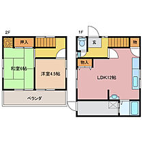 三重県伊勢市岩渕１丁目（賃貸一戸建2LDK・2階・54.65㎡） その2