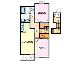 三重県多気郡明和町大字馬之上（賃貸アパート2LDK・2階・57.22㎡） その2