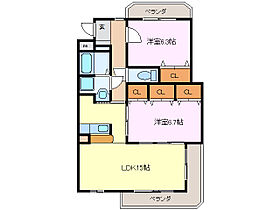 三重県伊勢市西豊浜町（賃貸マンション2LDK・2階・66.56㎡） その2