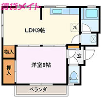 三重県伊勢市勢田町（賃貸マンション1LDK・2階・33.21㎡） その2