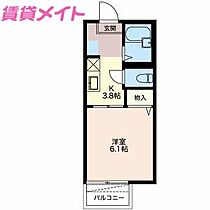 三重県伊勢市御薗町高向603-1（賃貸アパート1K・1階・21.18㎡） その2