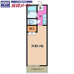 JR参宮線 宮川駅 徒歩15分 3階/-