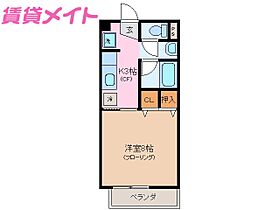 三重県伊勢市一之木4丁目（賃貸アパート1K・2階・26.44㎡） その2