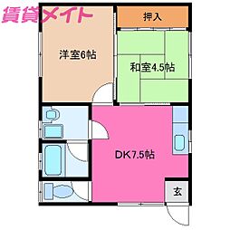 🉐敷金礼金0円！🉐参宮線 松下駅 徒歩14分