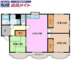 物件の間取り