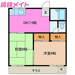 🉐敷金礼金0円！🉐近鉄山田線 伊勢市駅 徒歩20分