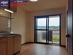 JR参宮線 田丸駅 徒歩7分の賃貸アパート 3階2DKのリビング/ダイニング