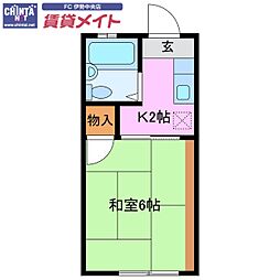 JR参宮線 宮川駅 徒歩25分 1階/-