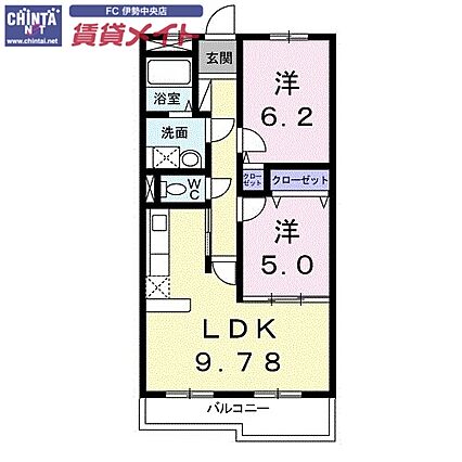 クレセールヴァンブ_間取り_0