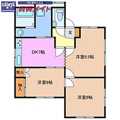 物件の間取り