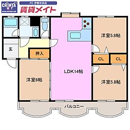 近鉄山田線 宮町駅 徒歩11分 3階/-