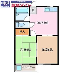 🉐敷金礼金0円！🉐参宮線 五十鈴ヶ丘駅 徒歩37分