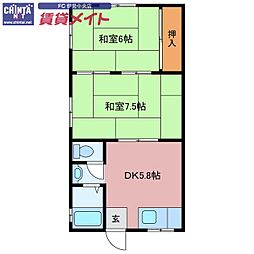 JR参宮線 宮川駅 徒歩9分 3階/-