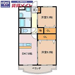 近鉄山田線 明野駅 徒歩8分