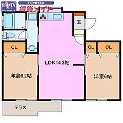 物件の間取り