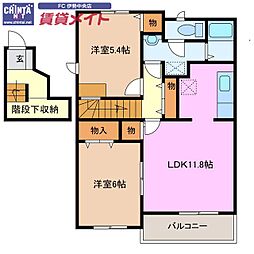 JR参宮線 五十鈴ケ丘駅 徒歩32分 2階/-