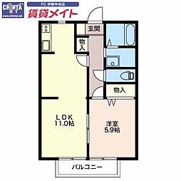 JR参宮線 宮川駅 徒歩10分 2階/-