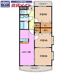 物件の間取り