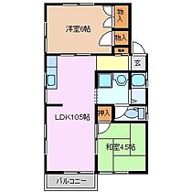 三重県津市西古河町（賃貸アパート2LDK・2階・47.00㎡） その2