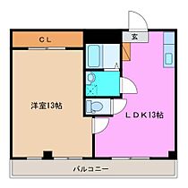 三重県津市高茶屋小森町（賃貸マンション1LDK・5階・50.98㎡） その2