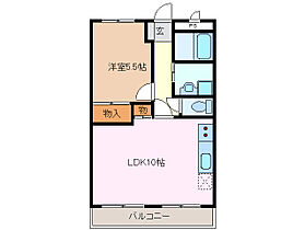 三重県津市中河原（賃貸アパート1LDK・1階・38.88㎡） その2