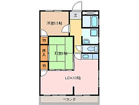 三重県津市西丸之内（賃貸マンション2LDK・3階・56.70㎡） その2