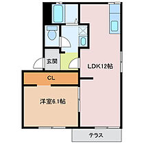 三重県津市白塚町（賃貸アパート1LDK・1階・46.55㎡） その2