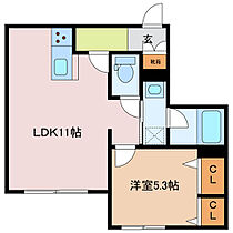 三重県津市栄町４丁目（賃貸アパート1LDK・1階・41.18㎡） その2