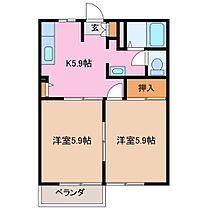 三重県津市高茶屋小森上野町（賃貸アパート2K・1階・38.83㎡） その2