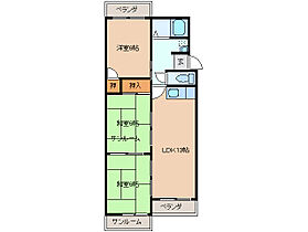 三重県津市大谷町（賃貸マンション3LDK・3階・66.74㎡） その2