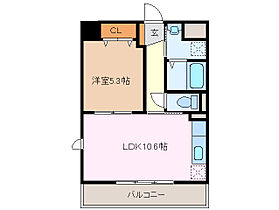 三重県津市北丸之内（賃貸マンション1LDK・3階・40.75㎡） その2