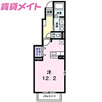 ネネムの森　Ｂ棟  ｜ 三重県津市上浜町4丁目（賃貸アパート1R・1階・35.01㎡） その2