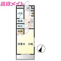 インターメゾン河芸  ｜ 三重県津市河芸町上野（賃貸マンション1K・1階・26.40㎡） その2