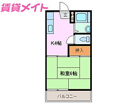 リソーハイツ  ｜ 三重県津市白塚町（賃貸アパート1K・2階・23.18㎡） その2