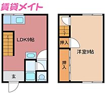 川添アパート  ｜ 三重県津市川添町（賃貸アパート1LDK・1階・40.00㎡） その1