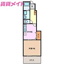 れじでんすなぎさ通り　2号館  ｜ 三重県津市末広町（賃貸アパート1DK・1階・34.76㎡） その2