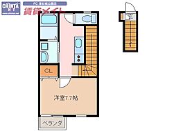 ベルフォーレ新町 2階