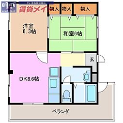 🉐敷金礼金0円！🉐津興第二ビル