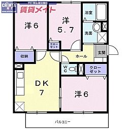 🉐敷金礼金0円！🉐サ−フサイドサンシャイン　Ｓ棟