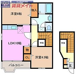 ミドル　アーティクル 2階/-