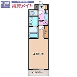 ヒカルサ津市桜橋中央 2階/-