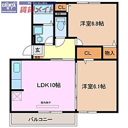 グリュックIII　C棟
