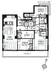 間取図画像 3SLDK