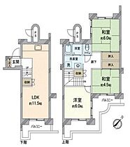 千代田第二住宅5号棟  ｜ 大阪府河内長野市木戸2丁目（賃貸マンション3LDK・5階・74.40㎡） その2