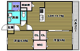 トゥールブランシュM&M  ｜ 大阪府河内長野市野作町（賃貸マンション2LDK・1階・62.66㎡） その2