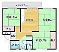 狭山住宅22号棟2階4.8万円